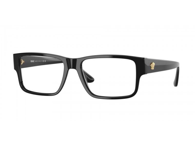 Versace VE3342 fekete demó lencsés szemüveg