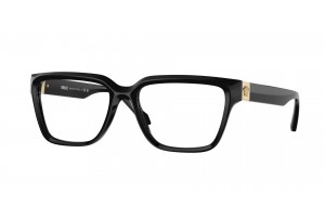 VERSACE VE3357 GB1 fekete szemüveg, demo lencsével
