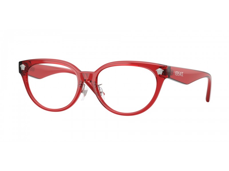 Versace VE3370D 5495 piros áttetsző szemüveg