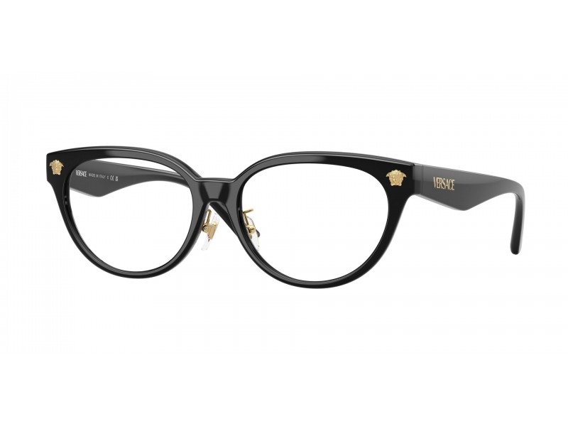 VERSACE VE3370D GB1 Black női szemüveg - demo lencse