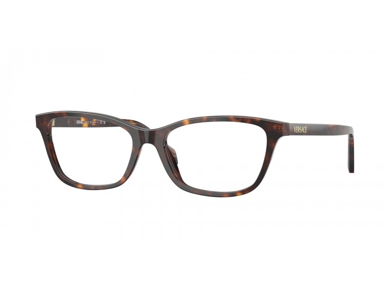 VERSACE VE3375 108 Dark Havana - női szemüvegkeret