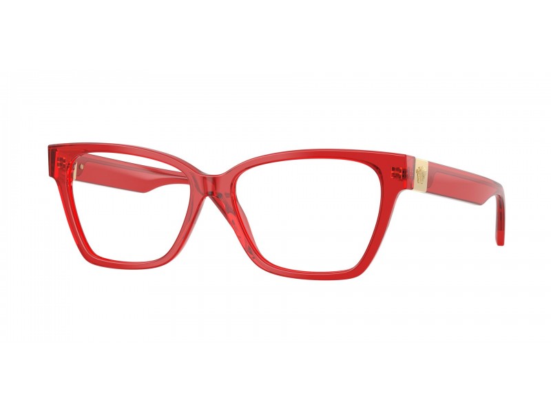 VERSACE VE3382 5280 Transparent Red – női szemüvegkeret