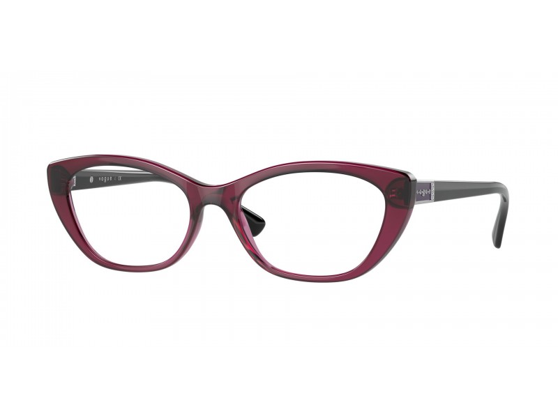 VOGUE VO5425B 2989 Transparent Dark Cherry szemüveg