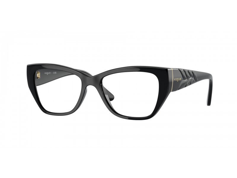 Vogue VO5483 W44 fekete női szemüveg (demo lencse)