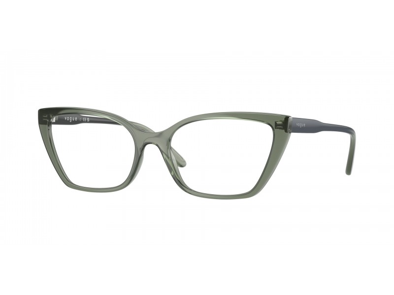 Vogue VO5519 3086 Transparent Mallard Green - Demo lencse