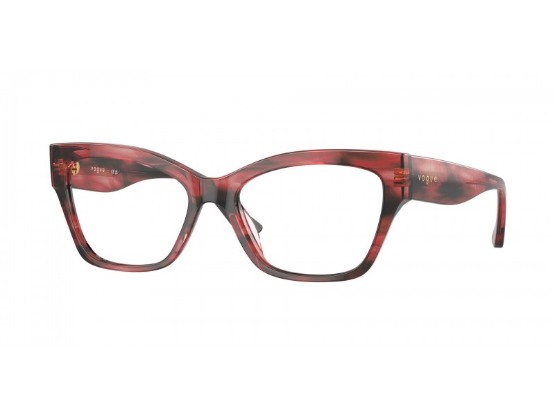 VOGUE VO5523 Red Havana női szemüveg — demo lencse