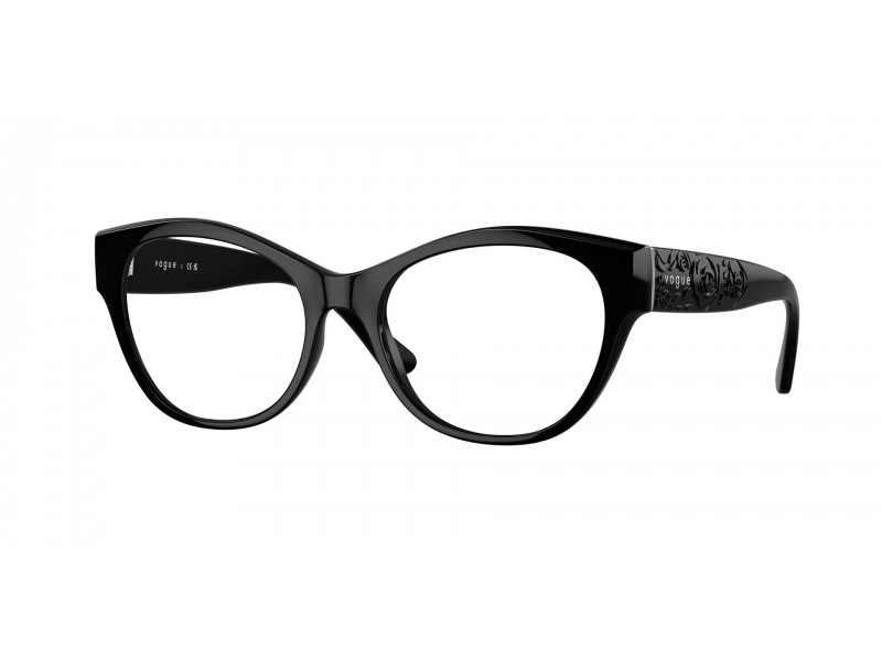 Vogue VO5527 W44 fekete női szemüveg (demó lencse)