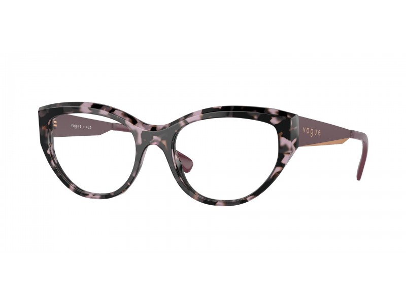 Vogue VO5560 3146 Violet Tortoise — női szemüveg demo lencsével