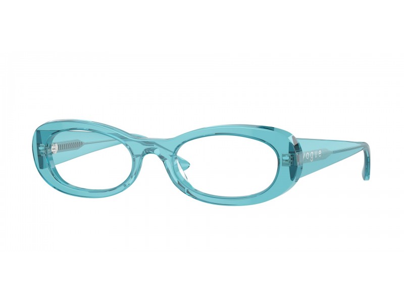 Vogue VO5596 3166 átlátszó türkiz női szemüveg - demo lencse