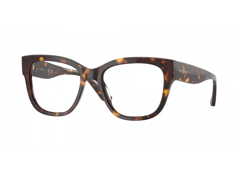 VOGUE VO5605 W656 Dark Havana – női szemüvegkeret (demo lencse)