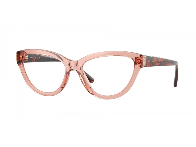 VOGUE VO5610B 2864 - Transparent Dark Pink szemüveg