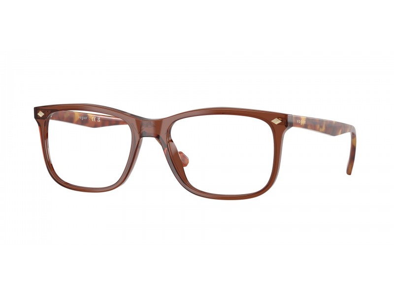 VOGUE VO5617 3202 áttetsző barna szemüveg demo lencsével