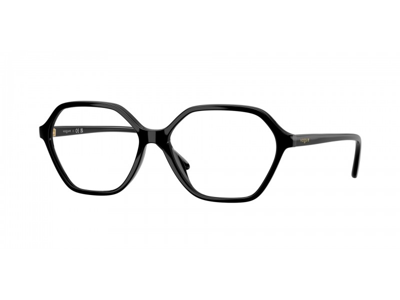 VOGUE VO5622 W44 fekete női szemüveg (demo lencse)