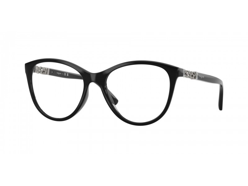 VOGUE VO5631B W44 fekete női szemüveg (demo lencse)