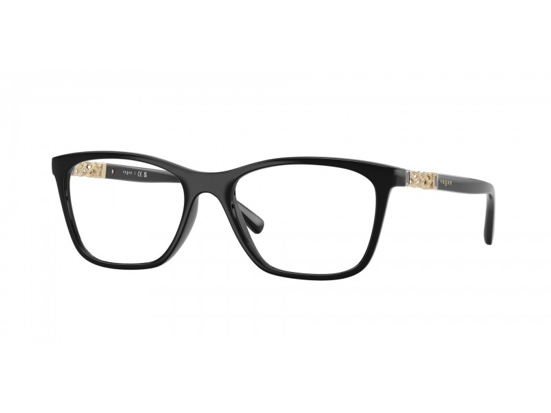 Vogue VO5632B W44 fekete női szemüveg (demo lencse)