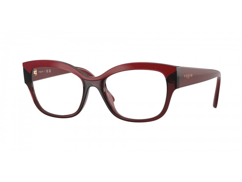 VOGUE VO5635U 3225 Top Red/Transparent Red női szemüveg