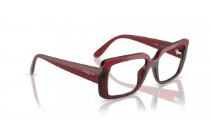 VOGUE VO5636U 3225 piros/átlátszó női szemüveg