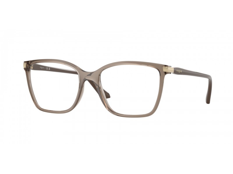 VOGUE VO5654 3156 - átlátszó barna női szemüveg (demo lencse)