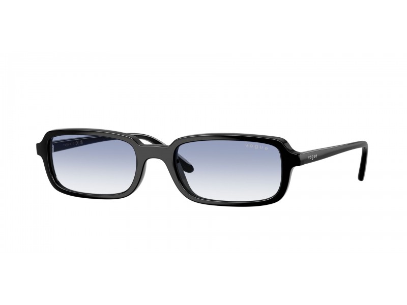 VOGUE VO5666S W44/19 — Black/Clear Gradient Light Blue