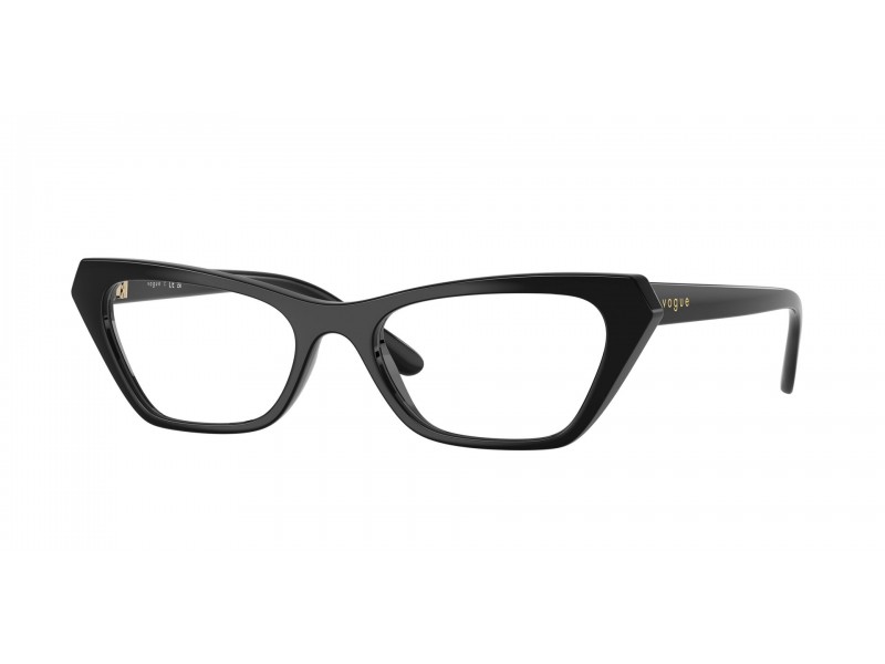 Vogue VO5670 W44 fekete női keret demo lencsével