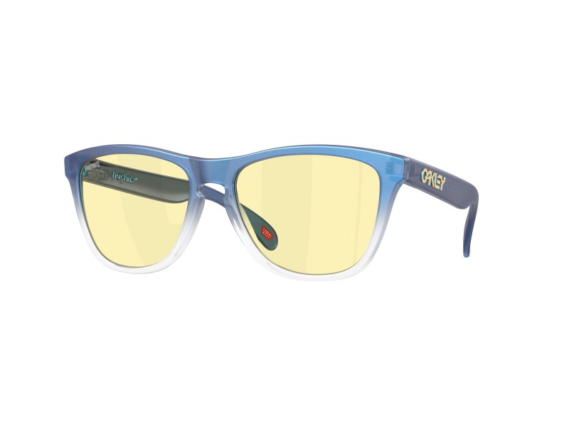 Oakley OO9013 M4 FROGSKINS Matt Cyan/Blue napszemüveg