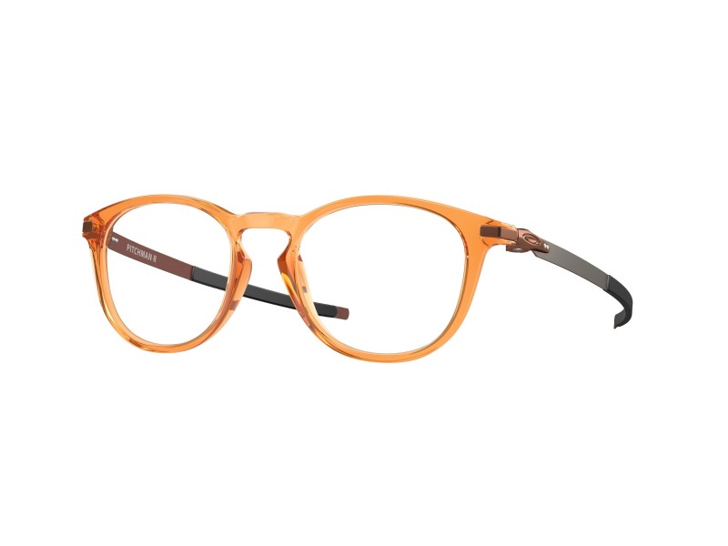 Oakley OX8105 Pitchman R - Polished Translucent Ginger demo lencsével