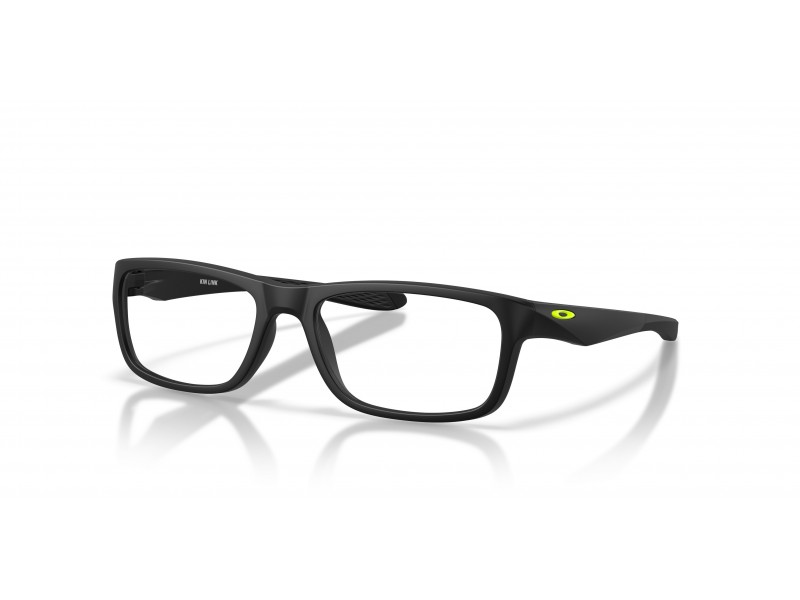 Oakley OY8033 KIN LINK Satin Black – gyermek dioptriás keret