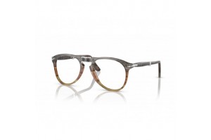 PERSOL PO9714VM 1137 Opal Brown - férfi szemüveg (demo lencse)