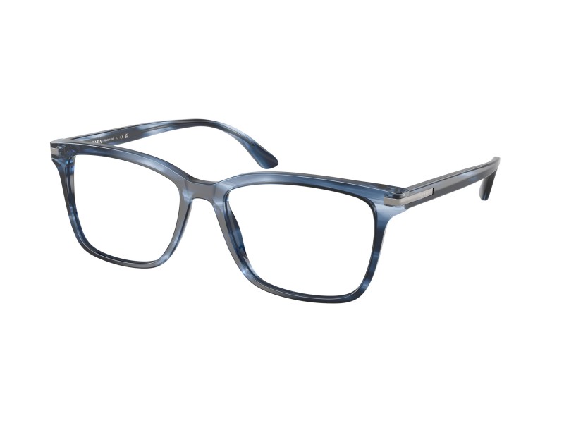 Prada PR14WV 26F1O1 Blu Striato férfi szemüveg (demo)