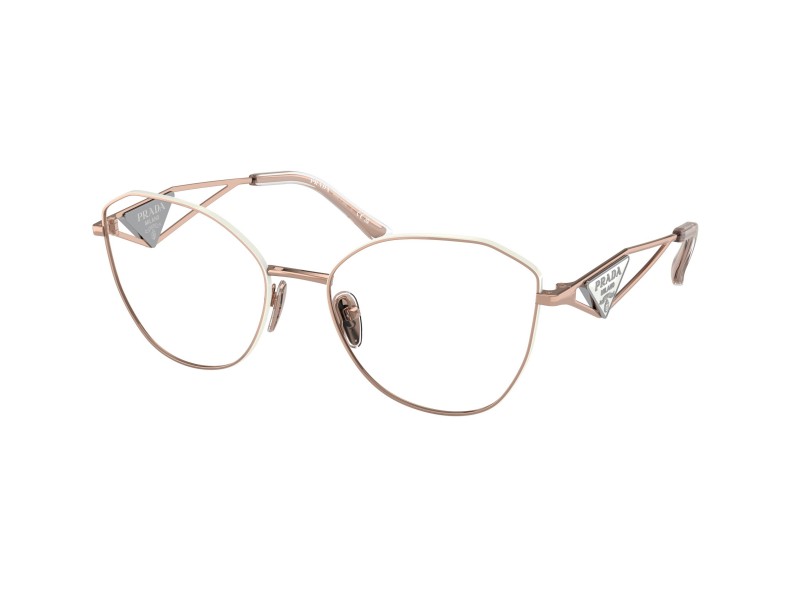 PRADA PR52ZV Pink Gold női szemüveg (demo lencse)