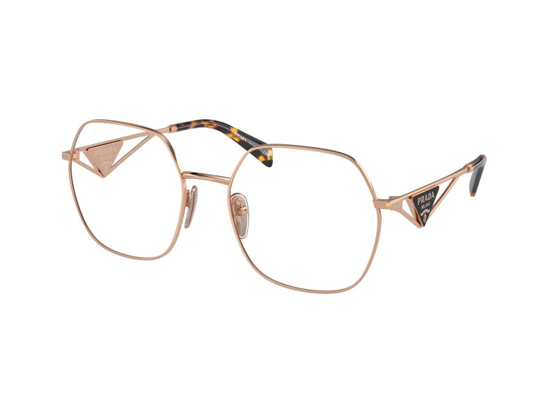 PRADA PR59ZV Pink Gold női szemüveg - demo lencsével