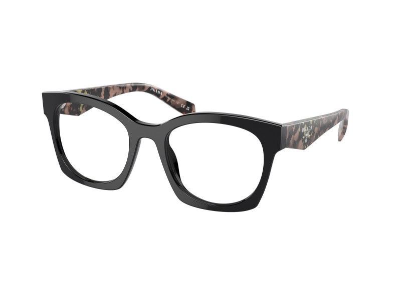 PRADA PRA05V 13P1O1 fekete demo lencsés szemüveg