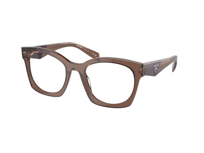 PRADA PRA05V 17O1O1 Transparent Brown - demo lencse
