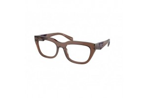 PRADA PRA06V Transparent Brown demo szemüveg