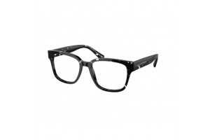 PRADA PR A09V 15O1O1 Havana Black Transparent Demo Lens szemüveg