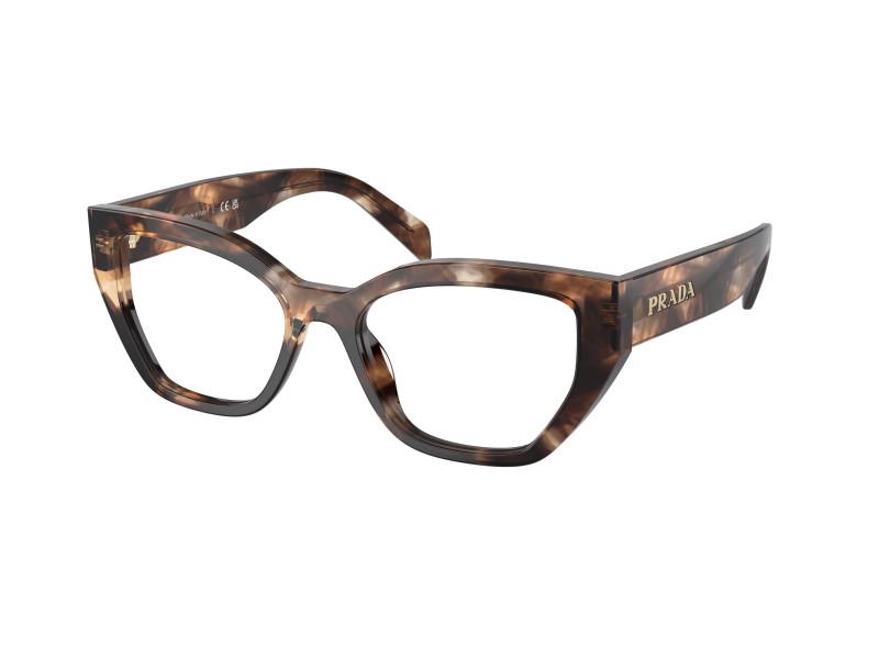 PRADA PRA16V Caramel Tortoise női szemüveg (demo lencse)