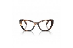 PRADA PRA16V Caramel Tortoise női szemüveg (demo lencse)