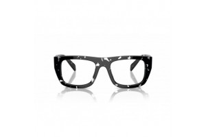 PRADA PRA17V 15O1O1 Black Crystal Tortoise