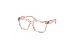 PRADA PRA19V 19Q1O1 Transparent Peach Demo Lens szemüveg