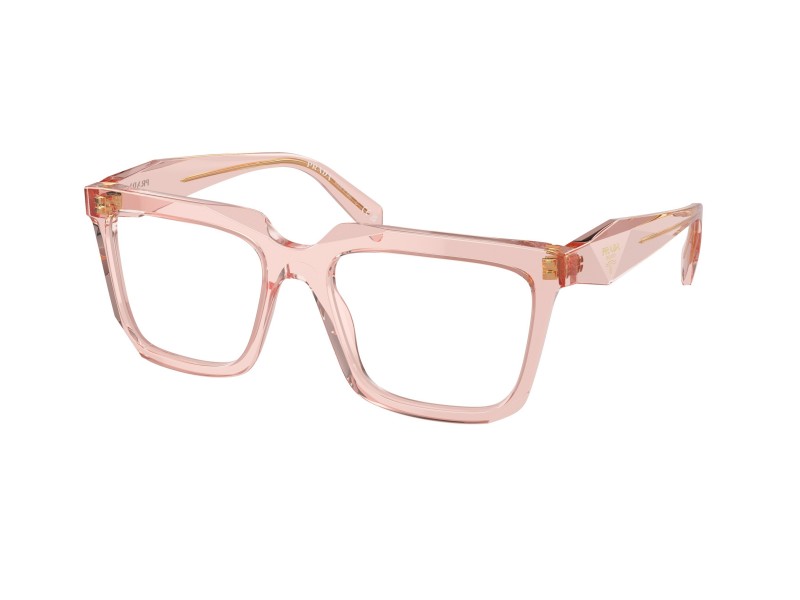 PRADA PRA19V Transparent Peach szemüveg