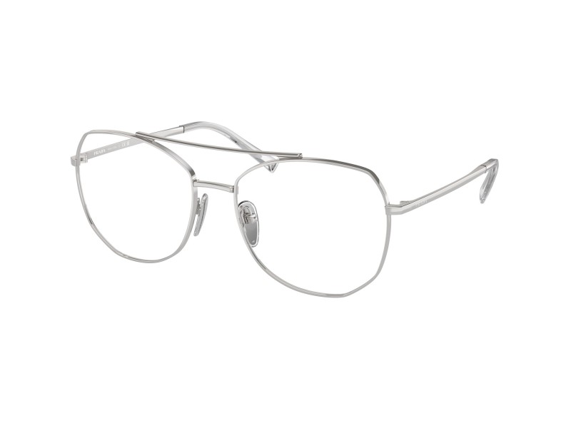 PRADA PRA58V 1BC1O1 ezüst demo szemüveg