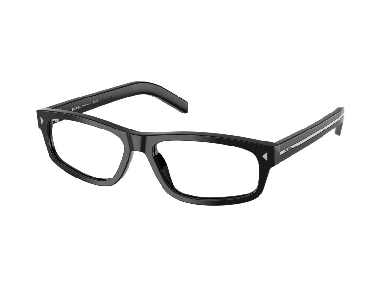 PRADA PRB02V 16K1O1 fekete férfi szemüveg - demo lencse