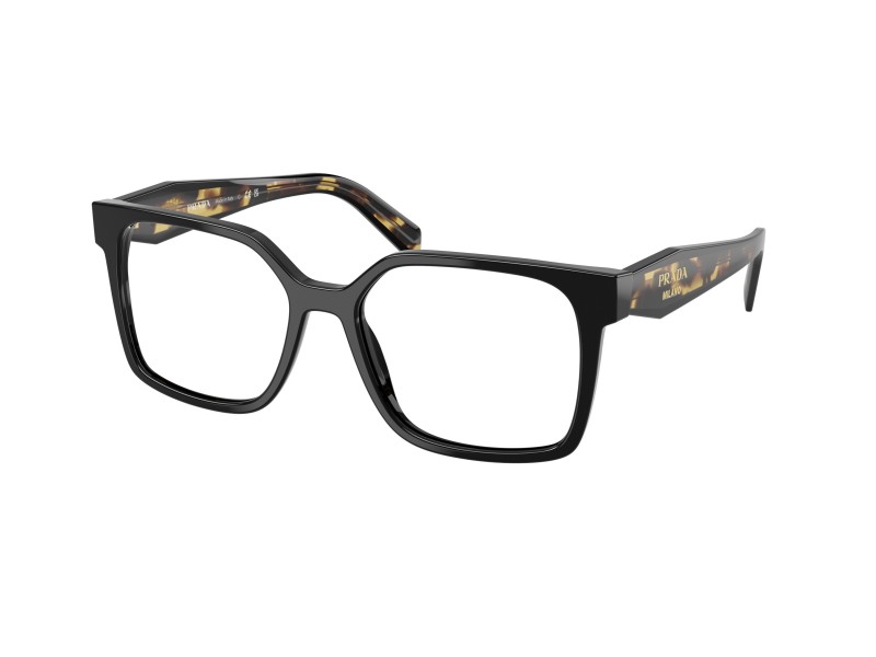 PRADA PRB03V 3891O1 fekete női szemüveg demó lencsével