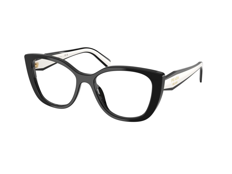 PRADA PRB04V 16K1O1 fekete női szemüveg - demo lencse