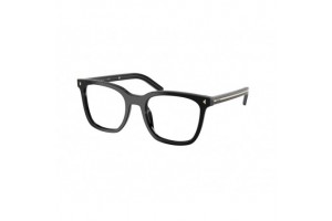 PRADA PRB11V női fekete szemüvegkeret (demo lencse)