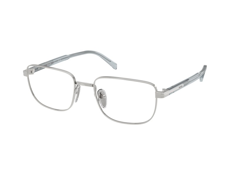 PRADA PRB51V 29B1O1 ezüst férfi szemüveg (demo lencse)
