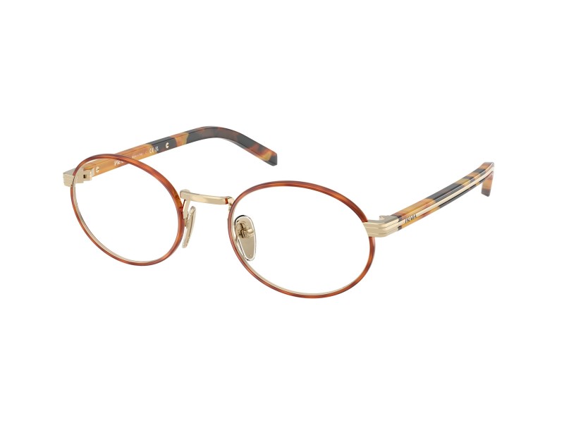 PRADA PRB55V Pale Gold/Honey Havana szemüveg