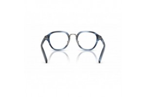 PRADA PRC05V 26F1O1 csíkos kék szemüveg