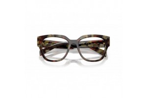 PRADA PRC06V Woods Tortoise női szemüveg (demo lencse)