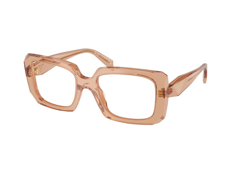 PRADA PRC09V Transparent Chocolate női szemüveg